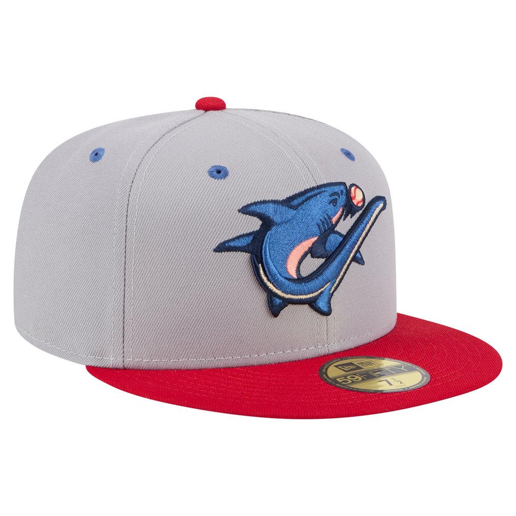  Clearwater Threshers New Era Authentic Collection 59FIFTY Fitted Hat - Gray/White